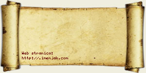 Omilj Josić vizit kartica